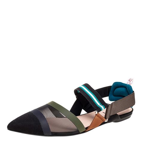 fendi colibri flat|fendi colibri slingback flats.